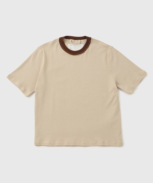 ADAM ET ROPE'（アダムエロペ）の「【CAMIEL FORTGENS/カミエル フォートヘンス】NORMAL TEE 1/1 RIB（Tシャツ/カットソー・メンズ・ベージュ・M）」の2枚目の写真
