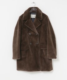 URBAN RESEARCH | RECTO　FAUX FUR DOUBLE COAT(テーラードジャケット)