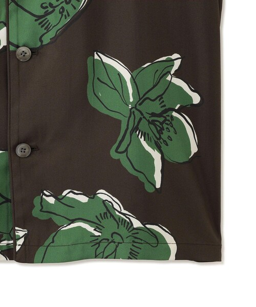 ADAM ET ROPE'(アダムエロペ)の「【J'aDoRe・一部店舗限定】【BANANATIME(バナナタイム)】PJ 2 SHIRT / シルクシャツ(シャツ/ブラウス・レディース・ブラック系/ダークブラウン系・XS)」の15枚目の写真