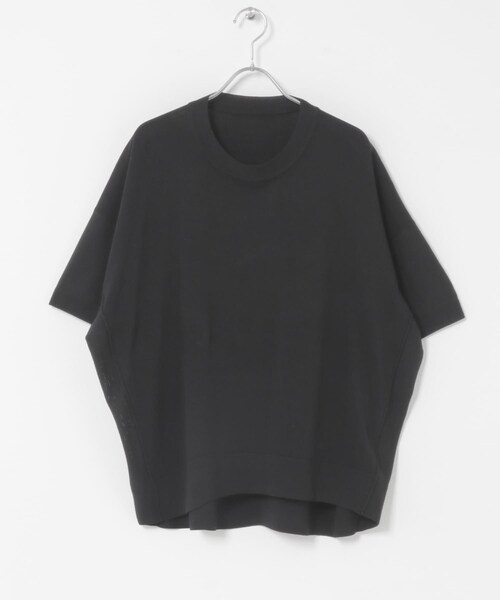 ITEMS URBANRESEARCH（アイテムズ アーバンリサーチ）の「『洗濯可』ニットTシャツ（ニット/セーター・レディース・OFF/BLK/CHA/GRN/ORG・Free）」の21枚目の写真