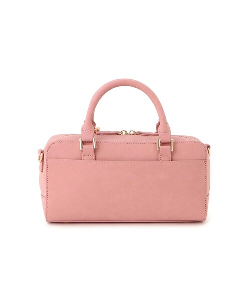 VIS(ビス)の「ロゴスエードミニボストンバッグ/2WAY(ボストンバッグ・レディース・ブラウン/ベージュ系/ピンク・F)」の22枚目の写真