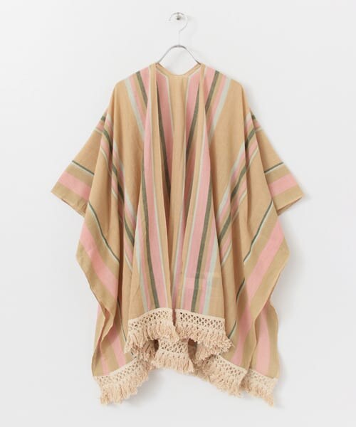 URBAN RESEARCH DOORS（アーバンリサーチドアーズ）の「Glen Prince　PONCHO∴（レインコート/ポンチョ・レディース・3 ORG/1 PNK・FREE）」の2枚目の写真