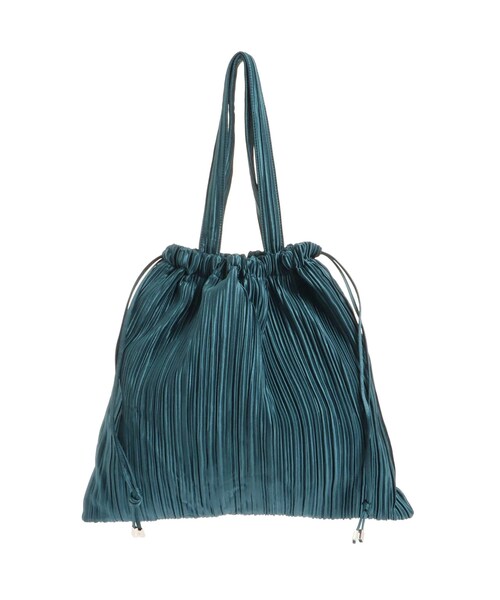 ELENDEEK（エレンディーク）の「PLEATS TOTEBAG（トートバッグ・レディース・ブラック/ピンク/グリーン/シルバー・F）」の8枚目の写真