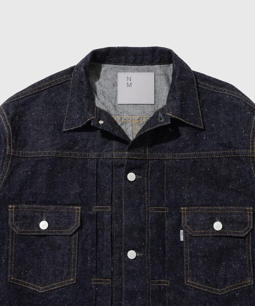 ADAM ET ROPE'(アダムエロペ)の「【New Manual / ニューマニュアル】 #006 LV 2ND T-BACK JK(デニムジャケット・メンズ・ネイビー・L/XL)」の5枚目の写真