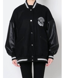 EMODA | エンブロイダリーバーシティジャケット(ブルゾン)