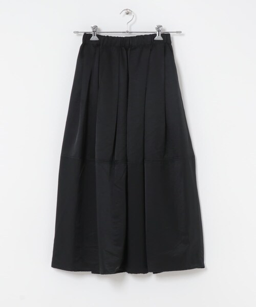URBAN RESEARCH ROSSO（アーバンリサーチロッソ）の「ヴィンテージサテンギャザースカート（スカート・レディース・SILVERGRAY/BLACK・FREE）」の4枚目の写真