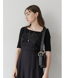 LAGUNAMOON | アシンメトリーネックラインニットプルオーバー(ニット/セーター)