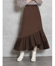 dazzlin | ダブルプリーツフレアスカート(スカート)