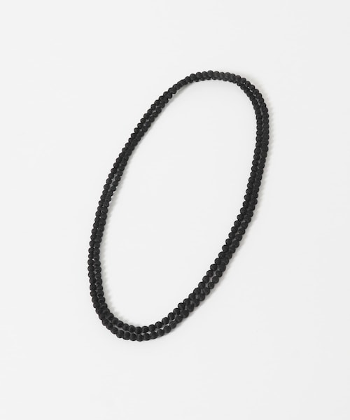 かぐれ（カグレ）の「CITRUS　GUDLI NECKLACE（ネックレス・レディース・Black/Ecru/L Grey・0）」の14枚目の写真