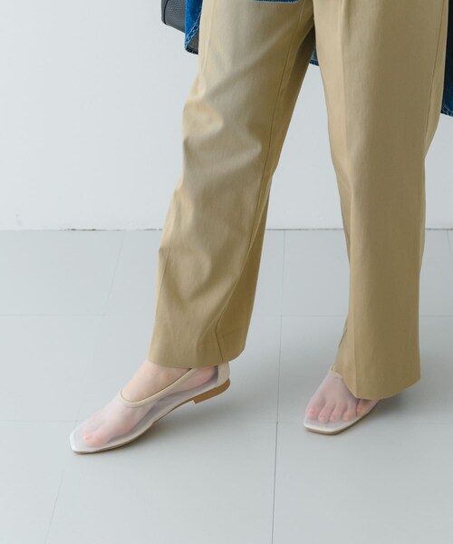 RODE SKO（ロデスコ）の「『MADE IN JAPAN』シアーフラットシューズ（バレエシューズ・レディース・BLACK/BEIGE/WHITE・36/37/38）」の8枚目の写真