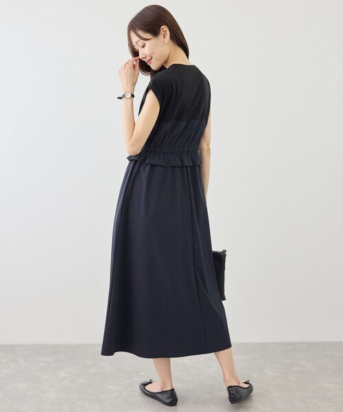 ROPE' PICNIC（ロペピクニック）の「ナイロンビスチェドッキングカットワンピース/UVカット・接触冷感（ワンピース・レディース・ブラック/ベージュ/ネイビー・F）」の20枚目の写真