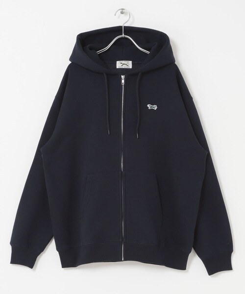 URBAN RESEARCH DOORS（アーバンリサーチドアーズ）の「『別注』PENNEYS×DOORS　THE FOX フルジップパーカー（パーカー・メンズ・ASH GRAY/NAVY・M/L）」の7枚目の写真