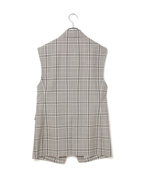 ROPE'(ロペ)の「ウールモヘヤ OVER GILET /セットアップ対応(ベスト・レディース・ブラック系/グレー・F)」の8枚目の写真