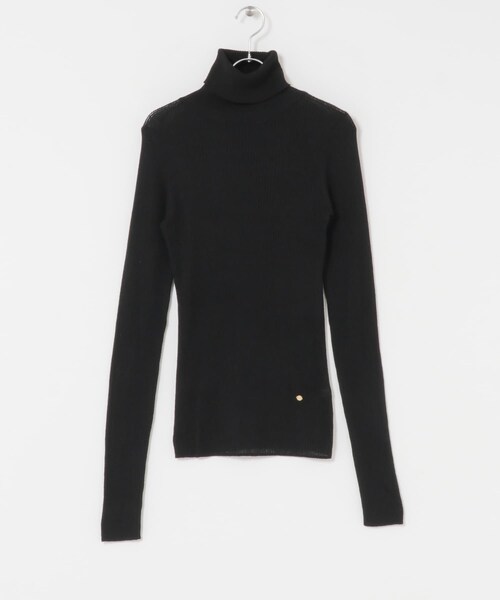 URBAN RESEARCH ROSSO（アーバンリサーチロッソ）の「F by ROSSO　ウォッシャブルシアーリブタートルニット（ニット/セーター・レディース・L/GRAY/RED/BLACK/BROWN・Free）」の11枚目の写真