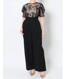 LAGUNAMOON | LADYパネルレースドッキングコンビネゾン(パンツドレス)