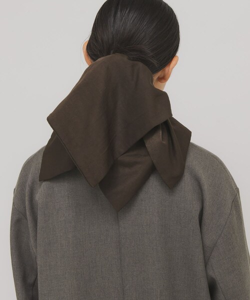 KBF（ケイビーエフ）の「サテンシュシュ(特大)（ヘアゴム・レディース・BEIGE/D.KHAKI・One）」の9枚目の写真