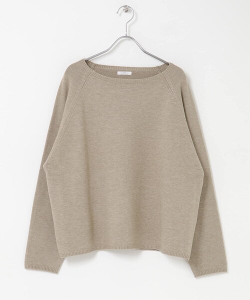 ITEMS URBANRESEARCH（アイテムズ アーバンリサーチ）の「『洗濯可』クルーネックラグランニット（ニット/セーター・レディース・GRY/L.PNK/NVY/BEG/RED・Free）」の18枚目の写真