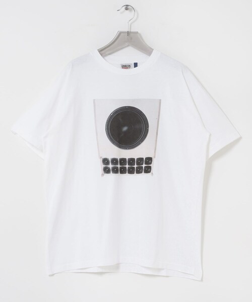 URBAN RESEARCH（アーバンリサーチ）の「semoh　SOUNDSYSTEM WIP T-SHIRTS（Tシャツ/カットソー・メンズ・WHITE/BLACK・L/XL）」の9枚目の写真