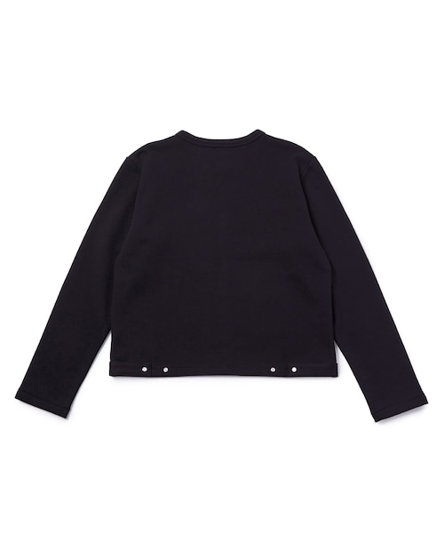 ADAM ET ROPE'(アダムエロペ)の「【agnes b. pour ADAM ET ROPE'】CARDIGAN PRESSIONS(カーディガン/ボレロ・レディース・ブラック/パープル/レッド・S)」の18枚目の写真