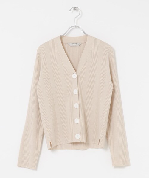 URBAN RESEARCH ROSSO（アーバンリサーチロッソ）の「Torrazzo Donna　Rib Knit Cardigan（カーディガン/ボレロ・レディース・BLACK/BEIGE/GRAY・Free）」の14枚目の写真