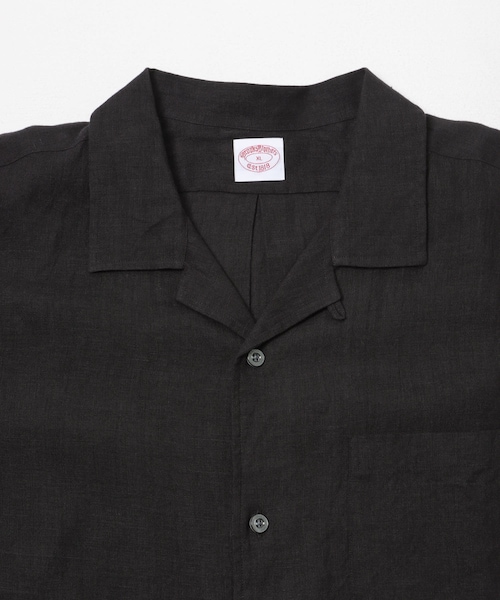 URBAN RESEARCH(アーバンリサーチ)の「『別注』BROOKS BROTHERS×URBAN RESEARCH LINEN CAMP SHIRTS SHORT-SLEEVE(シャツ/ブラウス・メンズ・BLACK/BLUE/BODEAUX・M/L/XL)」の13枚目の写真