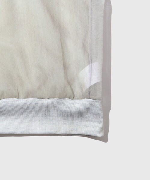 ADAM ET ROPE'（アダムエロペ）の「【TOLQ/トルク】Skeleton Sweat Shirt（スウェット・メンズ・ライトグレー・2/3）」の7枚目の写真