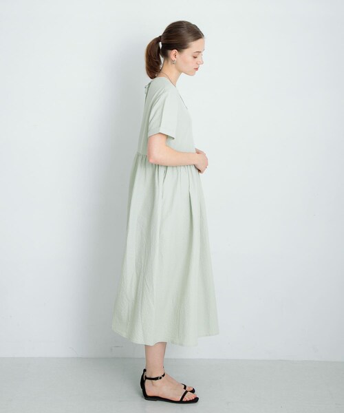 URBAN RESEARCH Sonny Label（アーバンリサーチサニーレーベル）の「ストライプサッカーワンピース（ワンピース・レディース・ブルー/ミント/ブラック・FREE）」の22枚目の写真