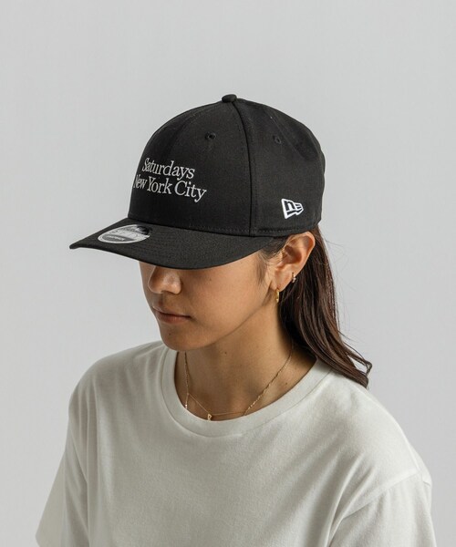 Saturdays NYC(サタデーズ ニューヨークシティ )の「New Era®x Saturdays NYC "Miller" Logo Cap(キャップ・レディース・ブラック/ネイビー・F)」の18枚目の写真