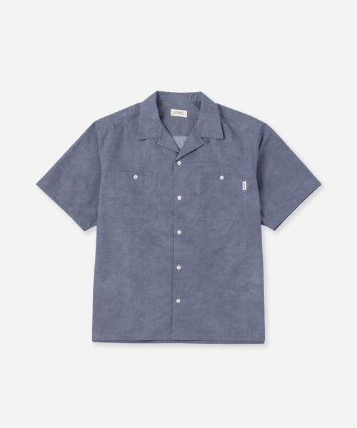 Saturdays NYC(サタデーズ ニューヨークシティ )の「Canty Open Collar SS Shirt(シャツ/ブラウス・レディース・チャコール/ライトグレー/ベージュ/ブルー・L/M/S/XL)」の17枚目の写真