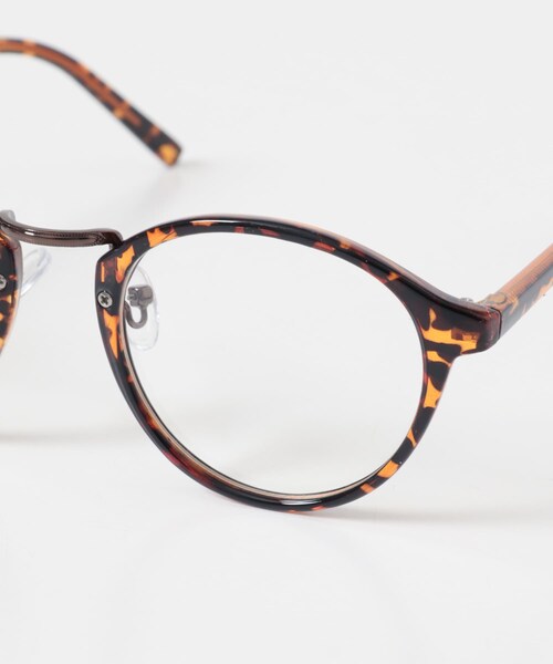 URBAN RESEARCH DOORS（アーバンリサーチドアーズ）の「ボストンダテメガネ（メガネ・レディース・BROWN/BLACK・One）」の13枚目の写真