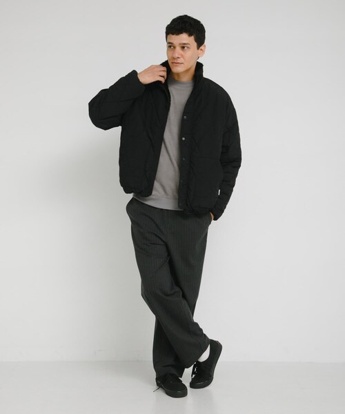 URBAN RESEARCH Sonny Label（アーバンリサーチサニーレーベル）の「リバーシブルスタンドブルゾン（ブルゾン・メンズ・ブラック/ネイビー・M/L/XL）」の9枚目の写真