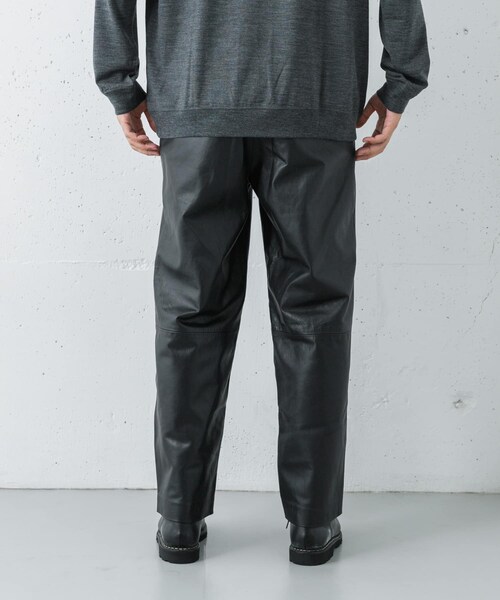 URBAN RESEARCH(アーバンリサーチ)の「GOAT LEATHER TROUSER(その他パンツ・メンズ・BLACK・M/L)」の3枚目の写真