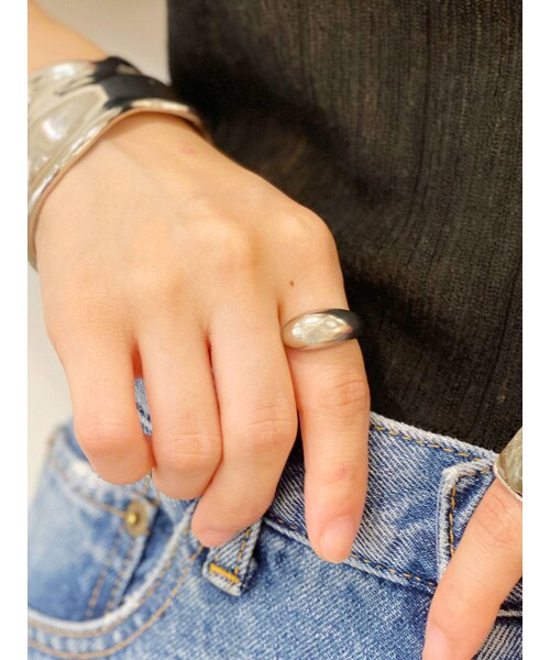 Ungrid（アングリッド）の「マットモチーフリング（リング・レディース・シルバー/ゴールド・F）」の6枚目の写真