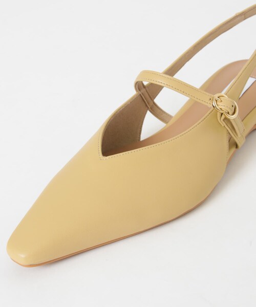 URBAN RESEARCH（アーバンリサーチ）の「『別注』 MILLIWM×URBANR　Vカットスリングバッグパンプス（パンプス・レディース・ブラック/イエローベージュ・36/36.5/37/37.5）」の20枚目の写真