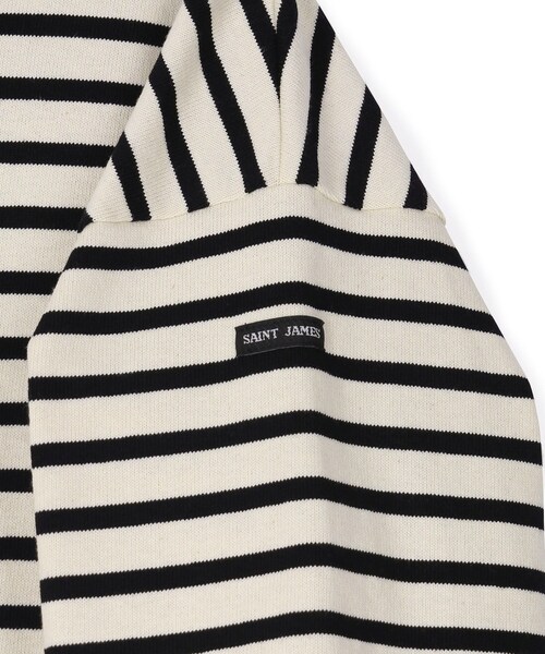 ADAM ET ROPE'（アダムエロペ）の「【公式サイト限定】【SAINT JAMES】20JC OUESSANT LOOSE（Tシャツ/カットソー・レディース・ネイビー/ブラック・1）」の16枚目の写真