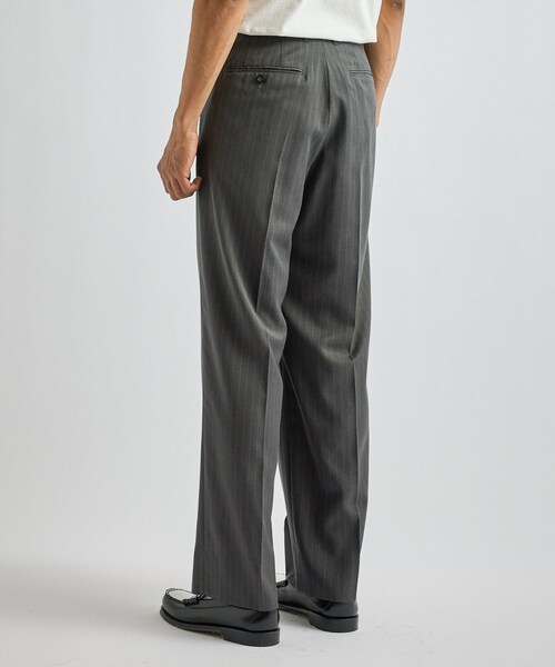 Saturdays NYC(サタデーズ ニューヨークシティ )の「George Herringbone Stripe Two Tuck Pant(その他パンツ・レディース・ブラック/グレー・L/M/S/XL)」の22枚目の写真