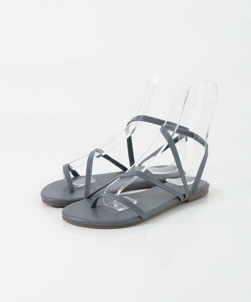 URBAN RESEARCH（アーバンリサーチ）の「アシンメトリーサンダル（サンダル・レディース・MOCHA/IVORY/BLACK/BEIGE/BLUE/KHAKI/GOLD・36/37/38/39）」の6枚目の写真