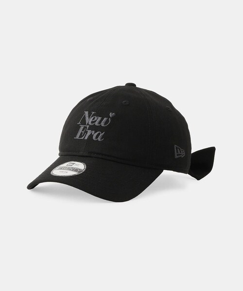 ROPE' PICNIC(ロペピクニック)の「【KIDS】【NEW ERA(R)別注】920CS HEARTLOGO BACKRIBBON CAP(キャップ・キッズ・ブラック/キナリ・F)」の4枚目の写真