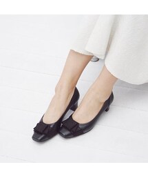 Riz raffinee（リズラフィーネ）の「リズ ラフィーネ Riz raffinee ドレープデザインモチーフパンプス （パンプス）」