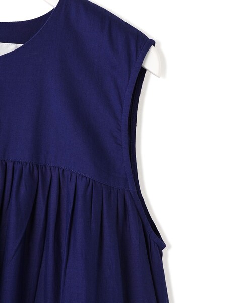 ADAM ET ROPE'(アダムエロペ)の「【AAYUSHI for ADAM ET ROPE'】別注Cotton voile long dress(ワンピース・レディース・ブラック/ブルー/ピンク・F)」の12枚目の写真