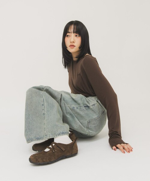 KBF（ケイビーエフ）の「メリージェーンスニーカー（スニーカー・レディース・BROWN/CHARCOAL・36/37/38）」の21枚目の写真