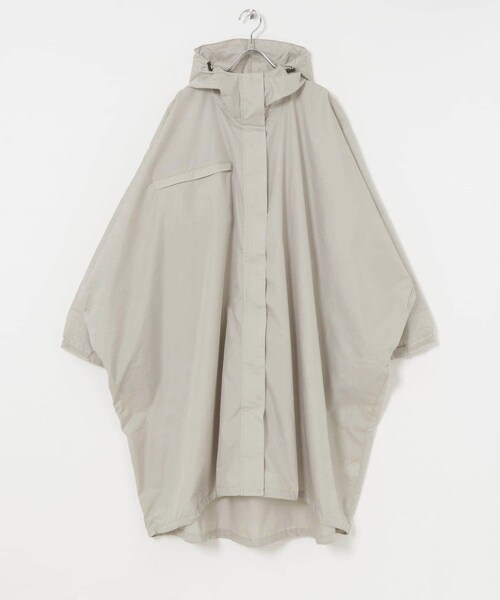 SMELLY（スメリー）の「『WEB限定』because　Mods Poncho（レインコート/ポンチョ・レディース・MNT/GRY・One）」の18枚目の写真