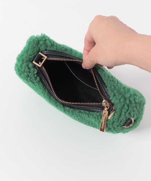 URBAN RESEARCH ROSSO（アーバンリサーチロッソ）の「VIOLAd’ORO　エコファーバッグ（ショルダーバッグ・レディース・green/brown・-）」の10枚目の写真