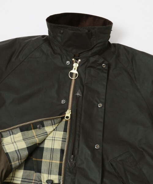 URBAN RESEARCH DOORS（アーバンリサーチドアーズ）の「Barbour　OS TRANSPORT WAX JACKET（テーラードジャケット・メンズ・BLACK/D.BROWN/SAGE・36/38/40）」の14枚目の写真