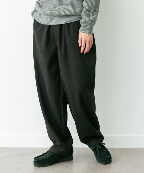 URBAN RESEARCH Sonny Label（アーバンリサーチサニーレーベル）の「裏起毛ユーティリティイージーパンツ（その他パンツ・メンズ・ブラック/チャコール/ブラウン/チャコール2・M/L）」の7枚目の写真