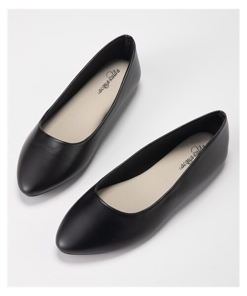 nissen（ニッセン）の「やわらかフラットパンプス（低反発中敷）（ワイズ２Ｅ）（パンプス・メンズ・黒(スムース)/シルバー(スムース)/黒(スエード調)/グレージュ(スエード調)/サックス(スエード調)/ピンク(ツイード調)/メッシュ型押し/グレー系ボーダー/ブラウン(クロコ型押)/ホワイト型押し/サックス(デニム)・S=22.0~22.5cm/M=23.0~23.5cm/L=24.0~24.5cm/LL=25.0~25.5cm）」の2枚目の写真