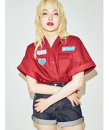 jouetie | ワッペンワークシャツ(シャツ/ブラウス)