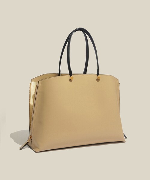ROPE'(ロペ)の「【E'POR】【WEB限定】Y BAG Medium+/A4対応・通勤(トートバッグ・レディース・キナリ/ベージュ/ブルー系・F)」の22枚目の写真