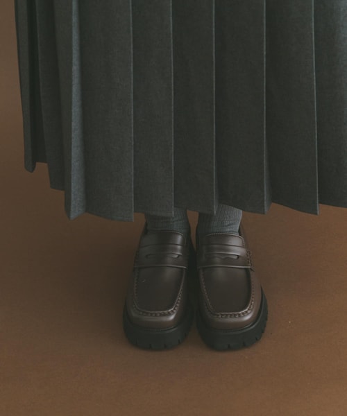 ITEMS URBANRESEARCH（アイテムズ アーバンリサーチ）の「スクエアローファー（ローファー・レディース・BLK/BRN・S/M/L）」の22枚目の写真