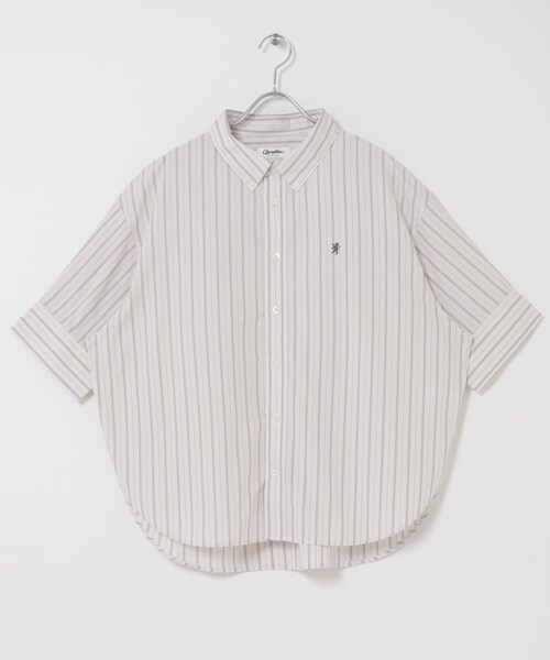 URBAN RESEARCH DOORS(アーバンリサーチドアーズ)の「GYMPHLEX SHORT SHIRTS SHORT-SLEEVE(シャツ/ブラウス・レディース・WHITE・14)」の2枚目の写真